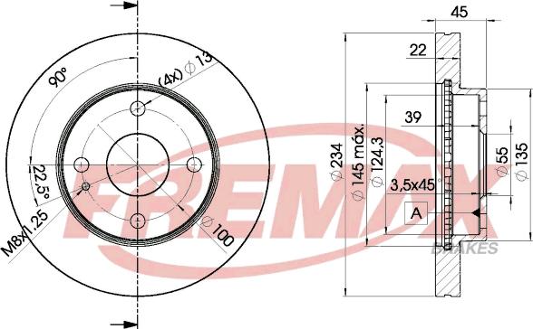 FREMAX BD-3255 - Disque de frein cwaw.fr