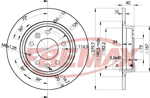 FREMAX BD-3268 - Disque de frein cwaw.fr