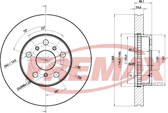 FREMAX BD-3286 - Disque de frein cwaw.fr