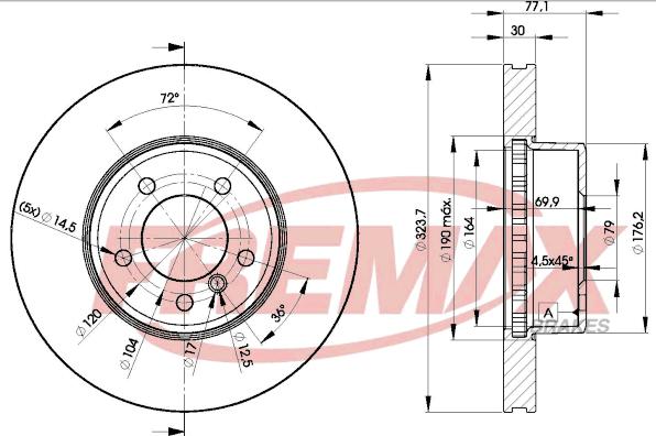 FREMAX BD-3221 - Disque de frein cwaw.fr