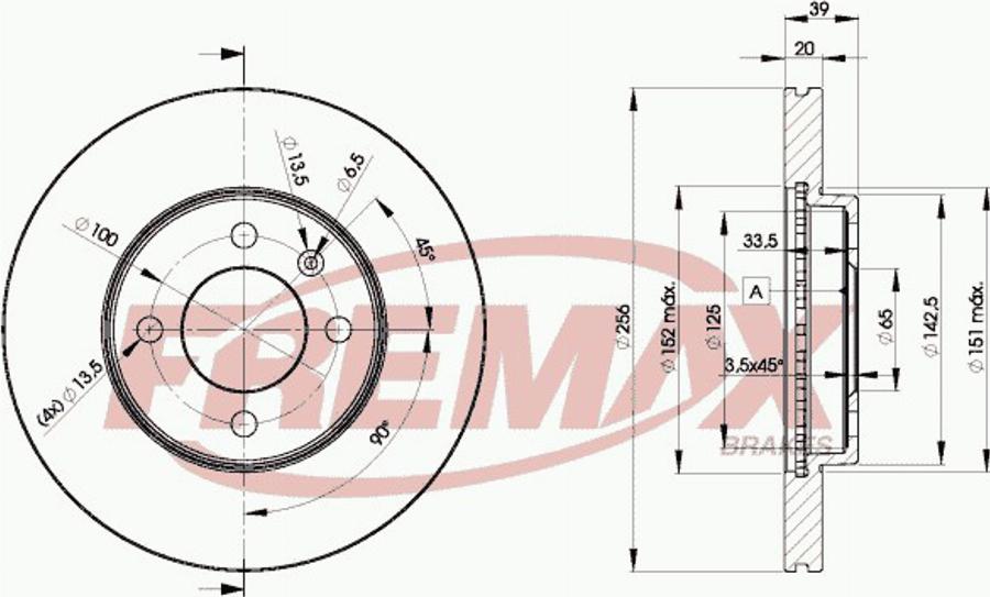 FREMAX BD-3790e - Disque de frein cwaw.fr