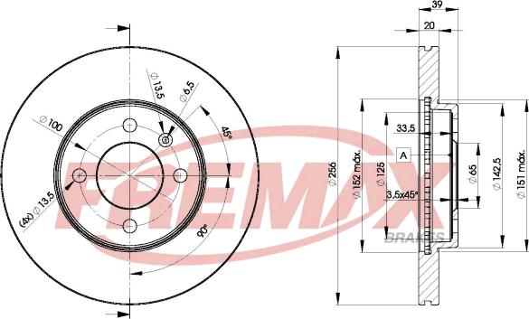 FREMAX BD-3790 - Disque de frein cwaw.fr