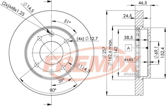 FREMAX BD-2902 - Disque de frein cwaw.fr