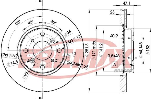 FREMAX BD-2585 - Disque de frein cwaw.fr