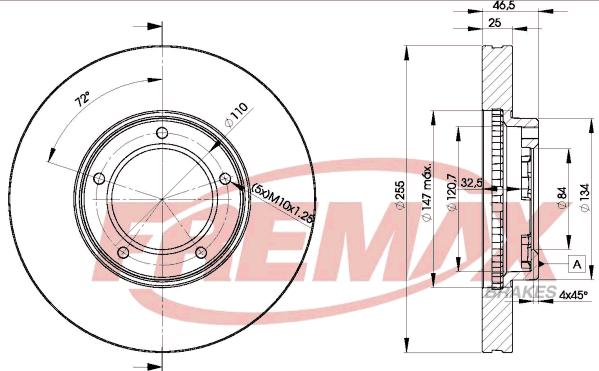 FREMAX BD-2609 - Disque de frein cwaw.fr