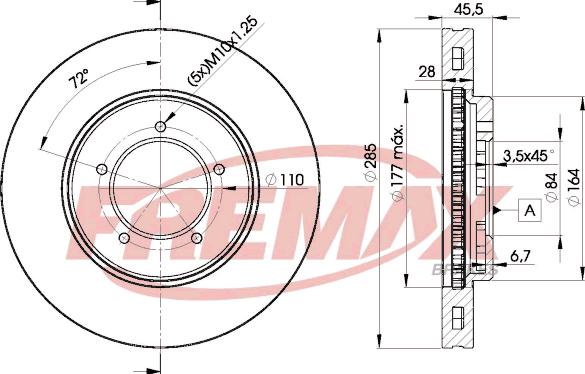 FREMAX BD-2610 - Disque de frein cwaw.fr