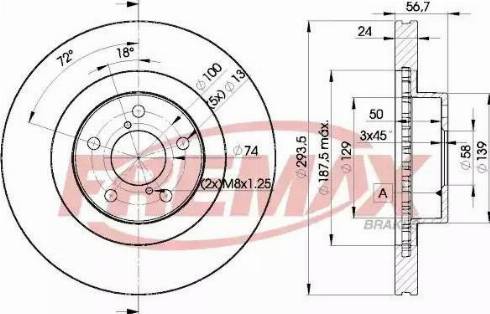 FREMAX BD-2630 - Disque de frein cwaw.fr