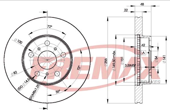 FREMAX BD-2090 - Disque de frein cwaw.fr