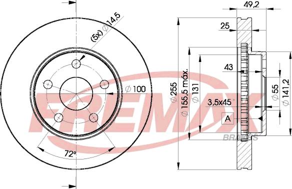 FREMAX BD-2047 - Disque de frein cwaw.fr