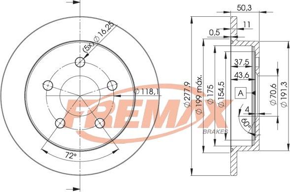 FREMAX BD-2058 - Disque de frein cwaw.fr