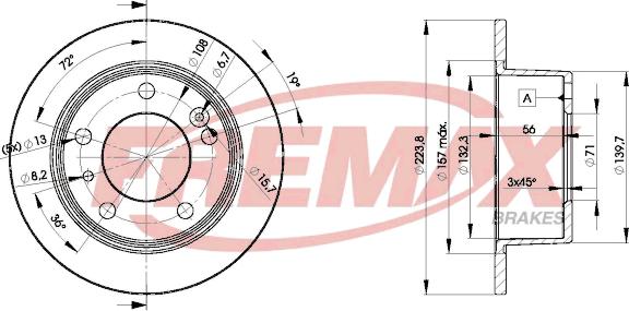 FREMAX BD-2062 - Disque de frein cwaw.fr