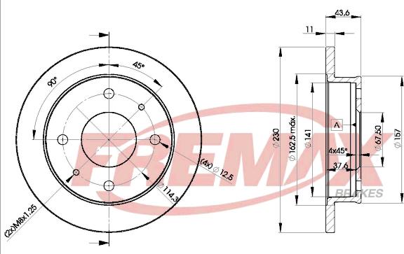 FREMAX BD-2000 - Disque de frein cwaw.fr