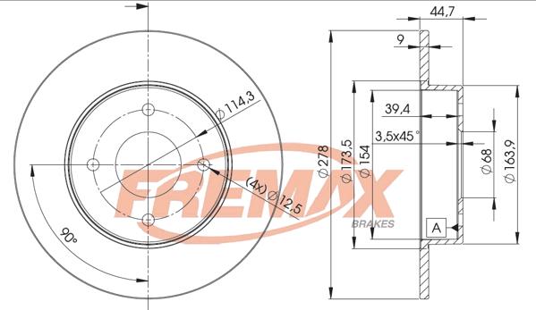 FREMAX BD-2083 - Disque de frein cwaw.fr