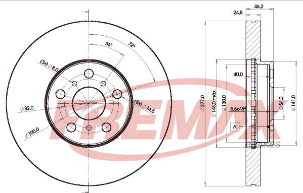 FREMAX BD-2039 - Disque de frein cwaw.fr