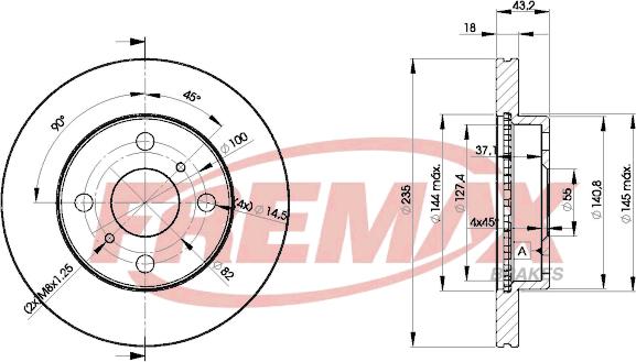 FREMAX BD-2020 - Disque de frein cwaw.fr