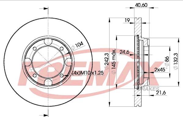 FREMAX BD-2135 - Disque de frein cwaw.fr