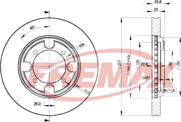 FREMAX BD-2830 - Disque de frein cwaw.fr