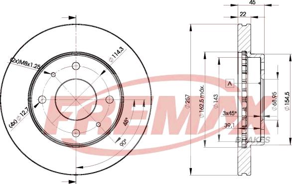 FREMAX BD-2831 - Disque de frein cwaw.fr