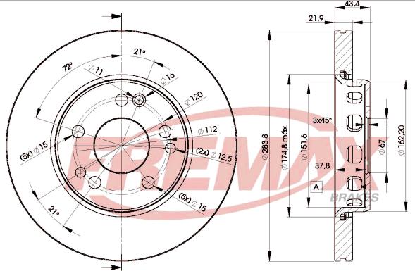 FREMAX BD-2312 - Disque de frein cwaw.fr