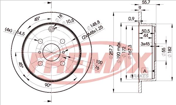 FREMAX BD-2251 - Disque de frein cwaw.fr