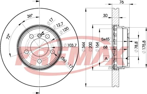 FREMAX BD-2207 - Disque de frein cwaw.fr