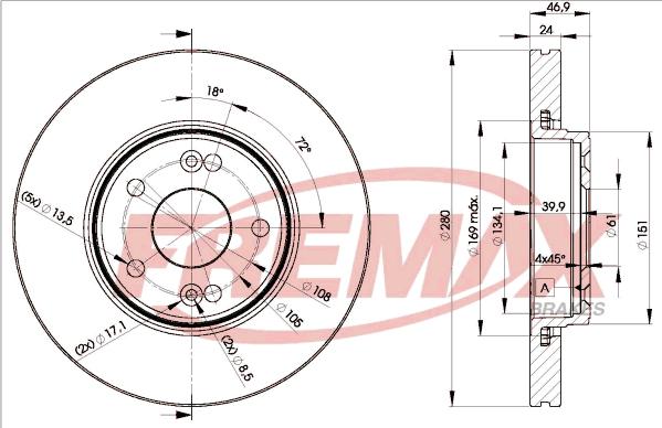 FREMAX BD-2234 - Disque de frein cwaw.fr