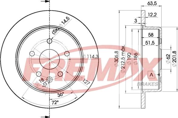 FREMAX BD-2790 - Disque de frein cwaw.fr