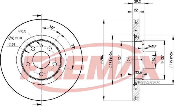 FREMAX BD-7948 - Disque de frein cwaw.fr