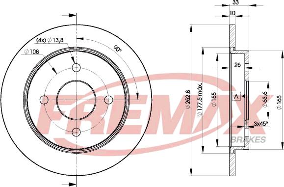 FREMAX BD-7969 - Disque de frein cwaw.fr