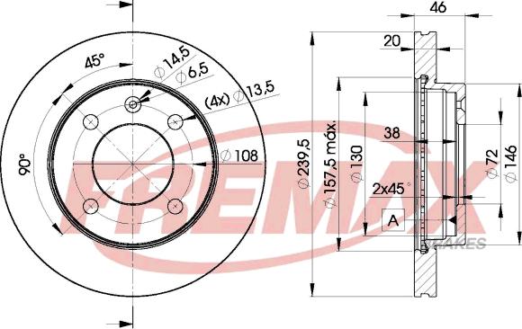 FREMAX BD-7968 - Disque de frein cwaw.fr