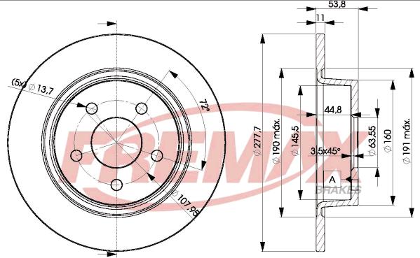 FREMAX BD-7989 - Disque de frein cwaw.fr