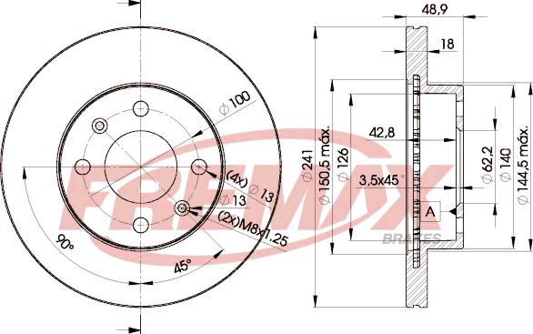 FREMAX BD-7500 - Disque de frein cwaw.fr