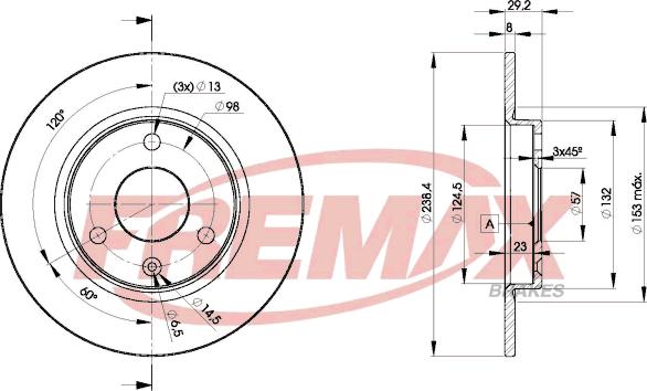 FREMAX BD-7199 - Disque de frein cwaw.fr