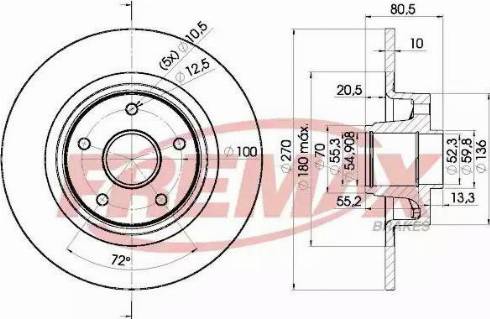 FREMAX BD-7898 - Disque de frein cwaw.fr