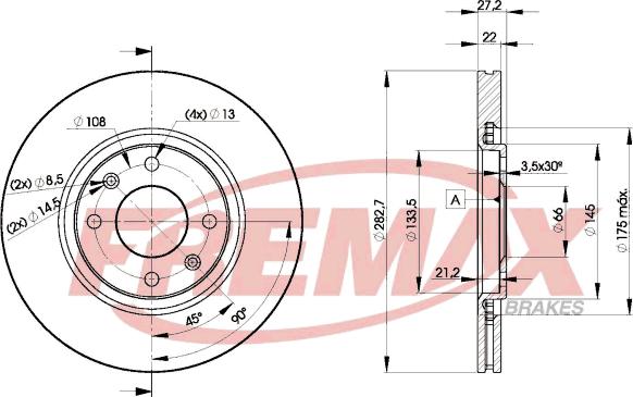 FREMAX BD-7810 - Disque de frein cwaw.fr