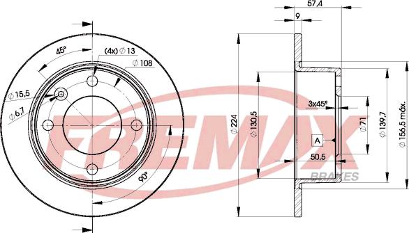 FREMAX BD-7811 - Disque de frein cwaw.fr