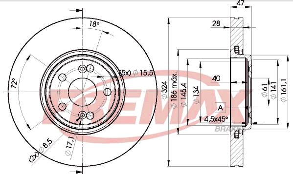 FREMAX BD-7357 - Disque de frein cwaw.fr