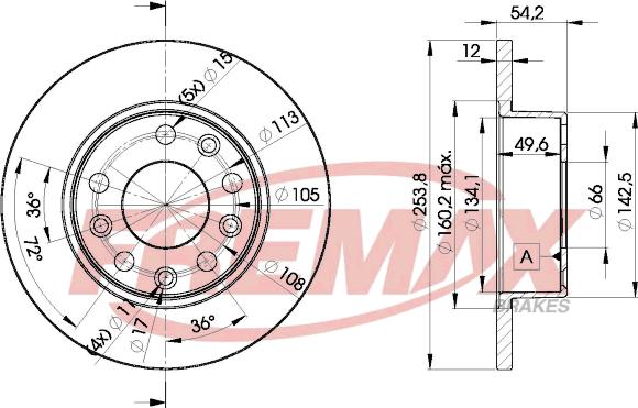 FREMAX BD-7307 - Disque de frein cwaw.fr