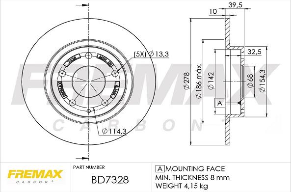 FREMAX BD-7328 - Disque de frein cwaw.fr