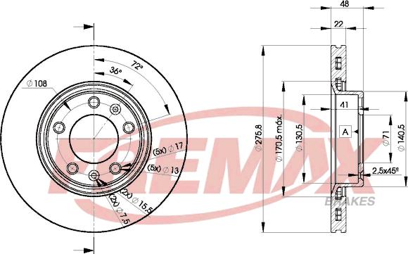 FREMAX BD-7322 - Disque de frein cwaw.fr