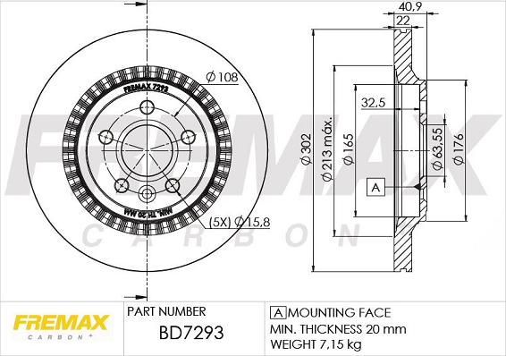 FREMAX BD-7293 - Disque de frein cwaw.fr