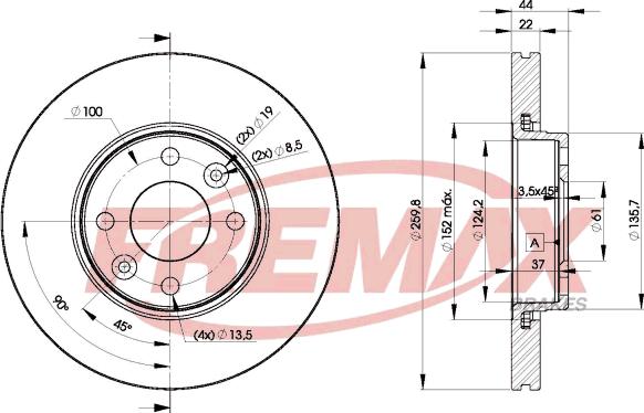 FREMAX BD-7795 - Disque de frein cwaw.fr