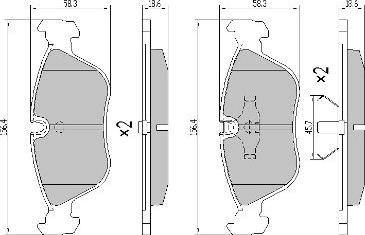 FREMAX FBP-0963 - Kit de plaquettes de frein, frein à disque cwaw.fr