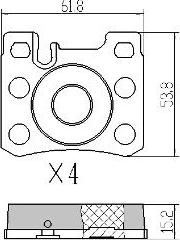 FREMAX FBP-0927 - Kit de plaquettes de frein, frein à disque cwaw.fr