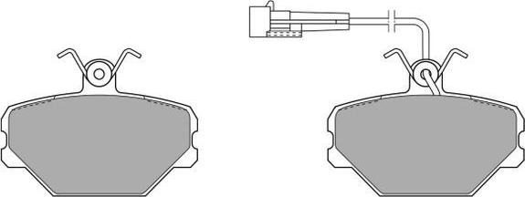 FREMAX FBP-0596 - Kit de plaquettes de frein, frein à disque cwaw.fr