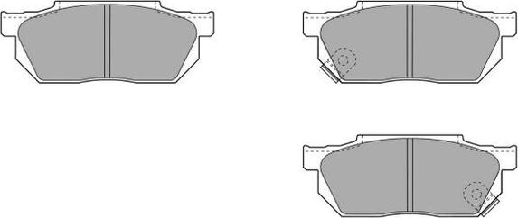 FREMAX FBP-0554 - Kit de plaquettes de frein, frein à disque cwaw.fr