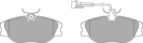 FREMAX FBP-0582-01 - Kit de plaquettes de frein, frein à disque cwaw.fr