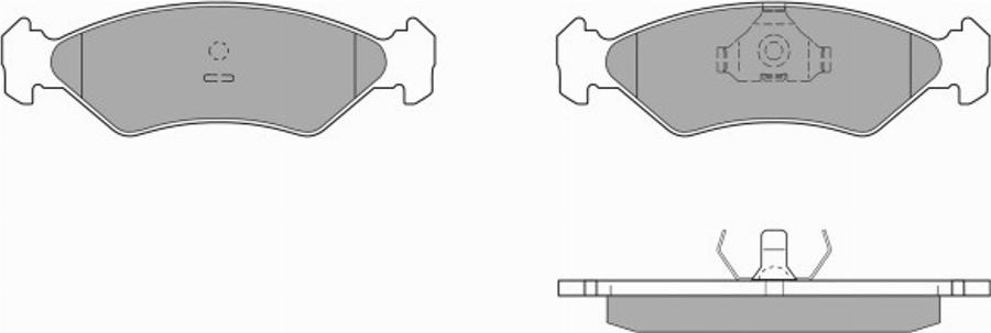 FREMAX FBP0681 - Kit de plaquettes de frein, frein à disque cwaw.fr