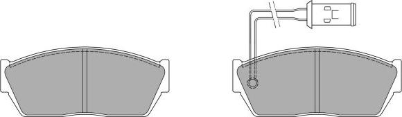 FREMAX FBP-0620 - Kit de plaquettes de frein, frein à disque cwaw.fr