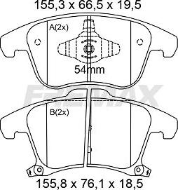 FREMAX FBP-0001 - Kit de plaquettes de frein, frein à disque cwaw.fr